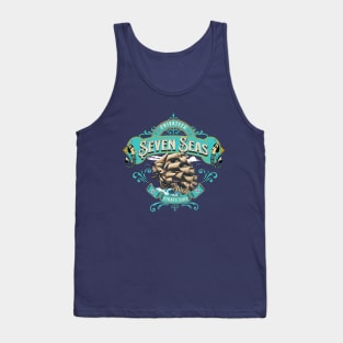 Seven Seas Man of War Pirate Ship Tank Top